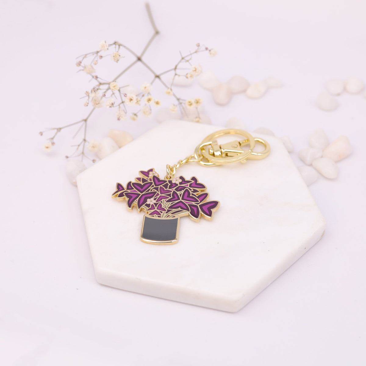 Cherry Blossom Keychain Clasp, Jewelery Accessories