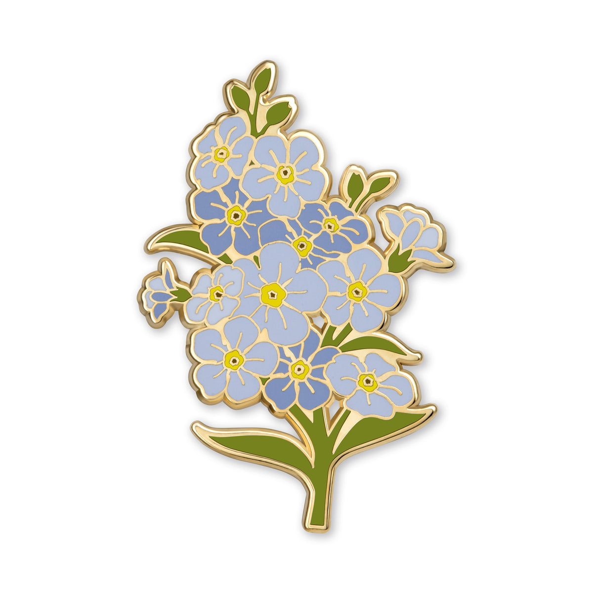 Forget me not Flower Enamel Pin