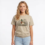Load image into Gallery viewer, Mallard Duck Shirt — Vintage Wildflower Cottagecore Tee
