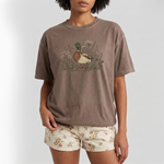 Load image into Gallery viewer, Mallard Duck Shirt — Vintage Wildflower Cottagecore Tee
