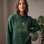 Load image into Gallery viewer, Deck the Halls Hoodie Plant Lover Christmas Sweatshirt
