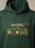 Load image into Gallery viewer, Merry Plantmas Hoodie – Funny Christmas Plant Lover Hoodie, Holiday Houseplant Sweatshirt
