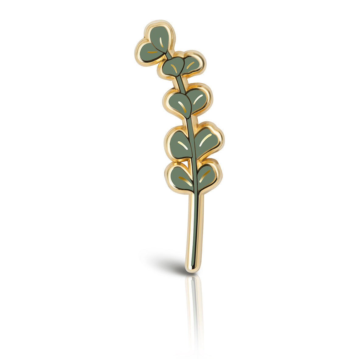 Eucalyptus Enamel Pin | Wedding Lapel Pin