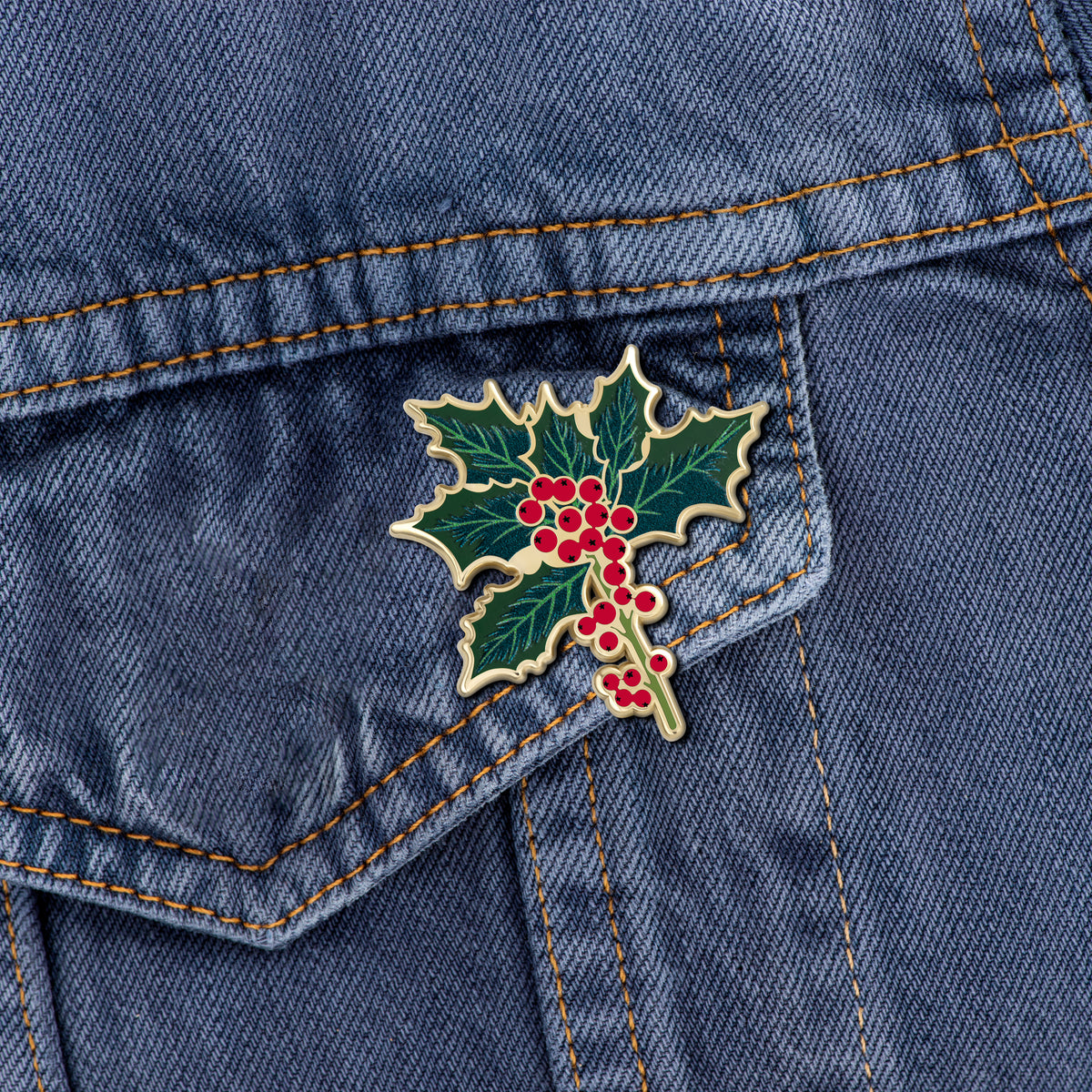 Holly Pin · December Birth Flower