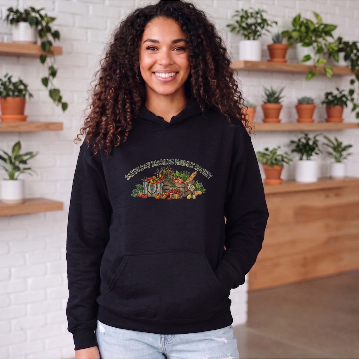 Saturday Farmers Market Society Hoodie