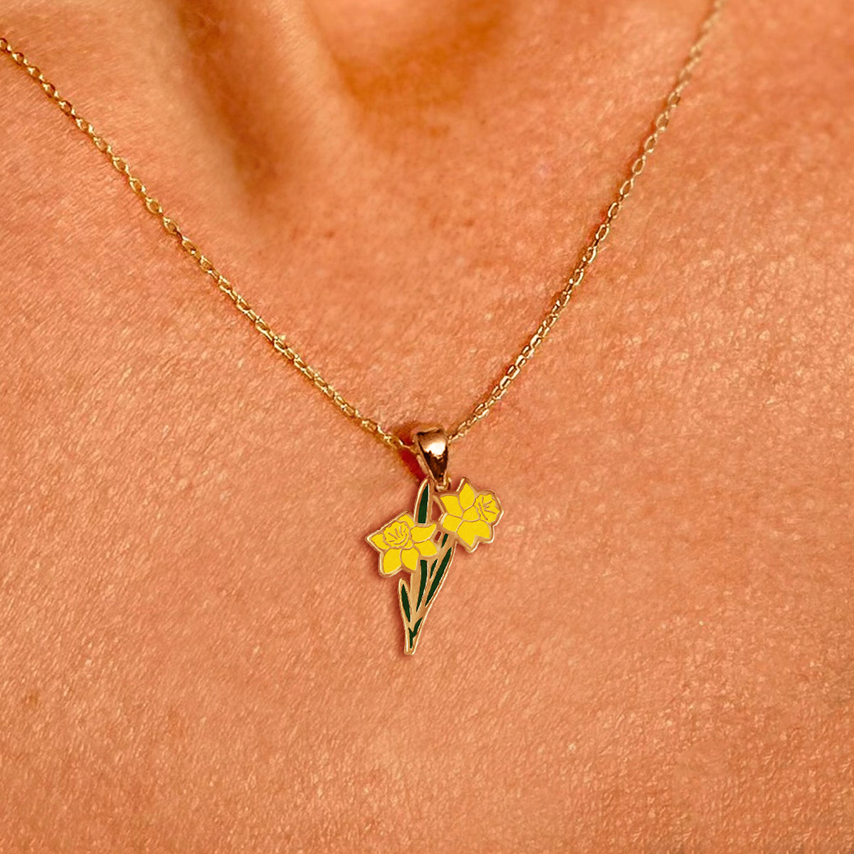 Daffodil Necklace · March Birth Flower
