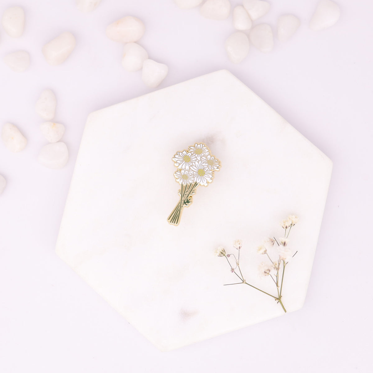 Daisy Pin · April Birth Flower