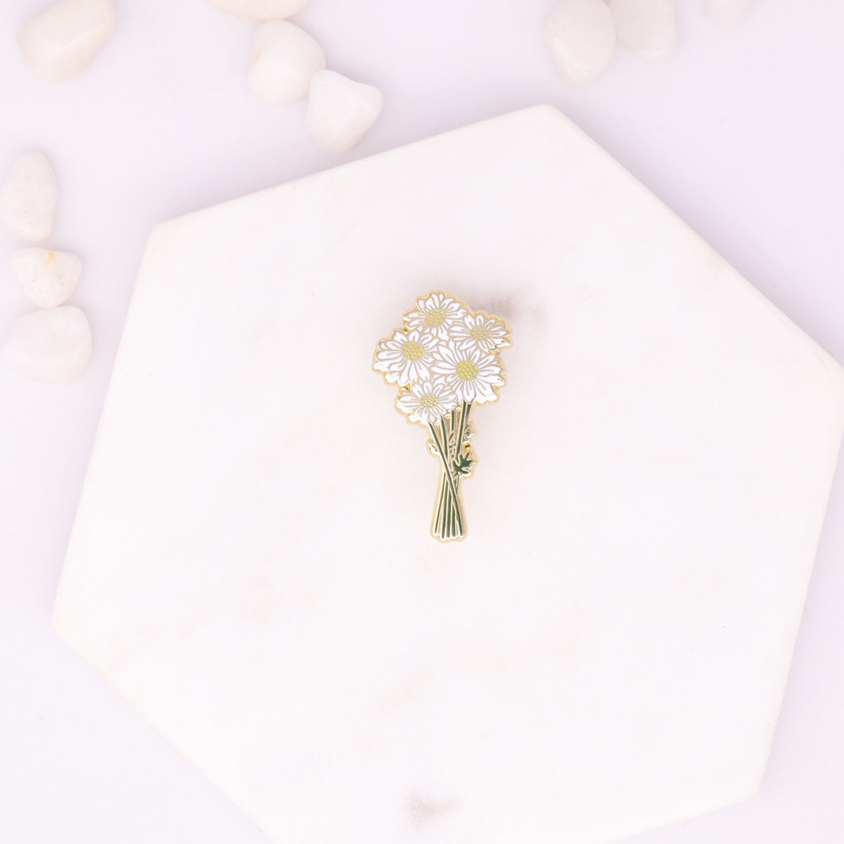 Daisy Pin · April Birth Flower