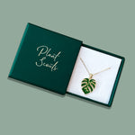 Load image into Gallery viewer, Monstera Leaf Necklace
