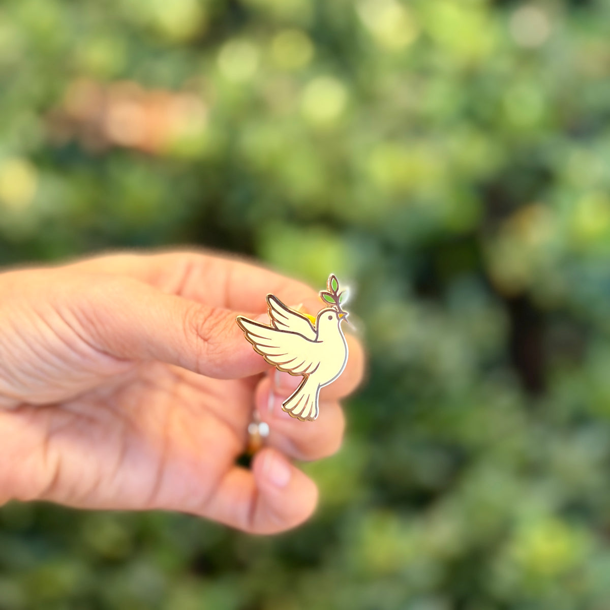 Peace Dove Enamel Pin