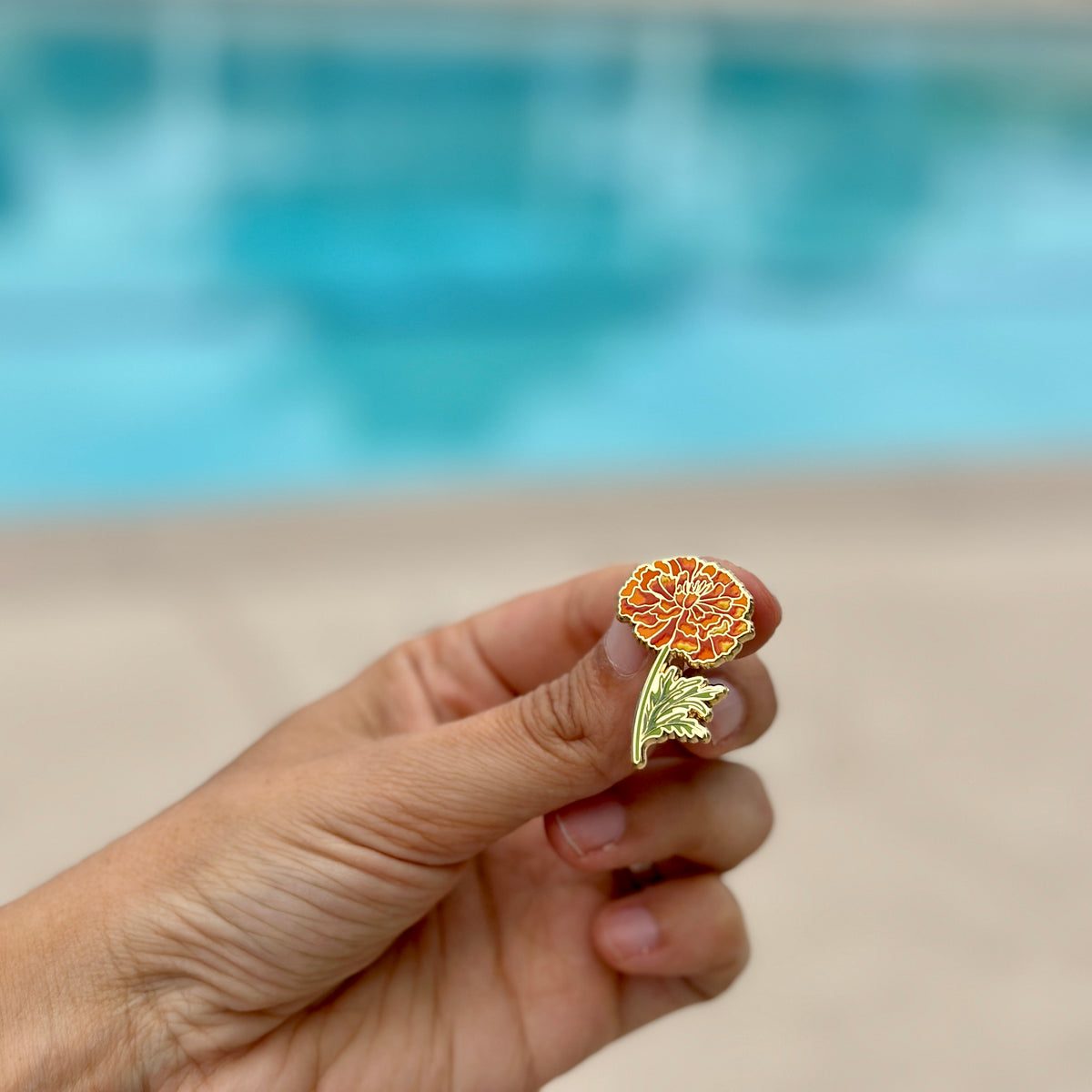 Marigold Pin · October Birth Flower