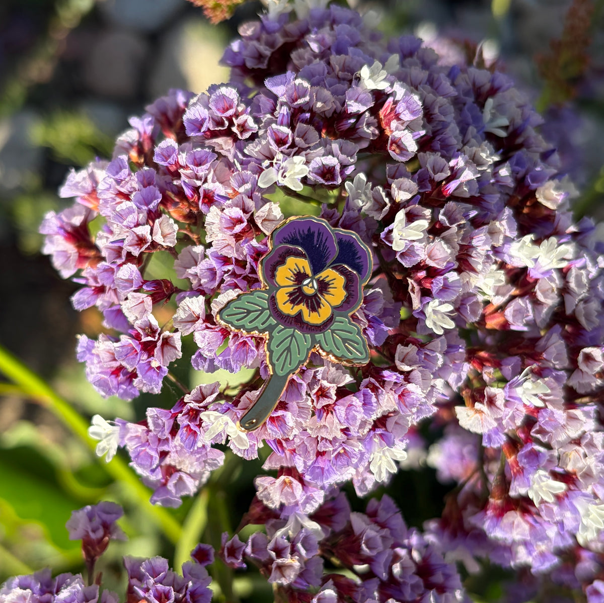 Pansy Enamel Pin