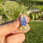 Load image into Gallery viewer, Bluebonnet Enamel Pin
