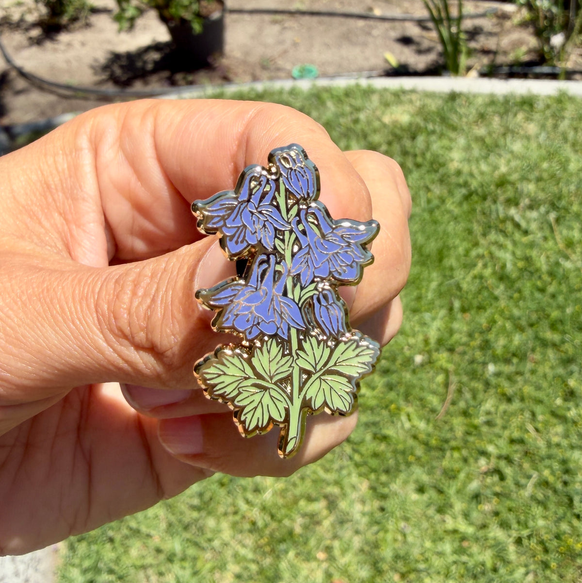 Colorado Columbine Enamel Pin