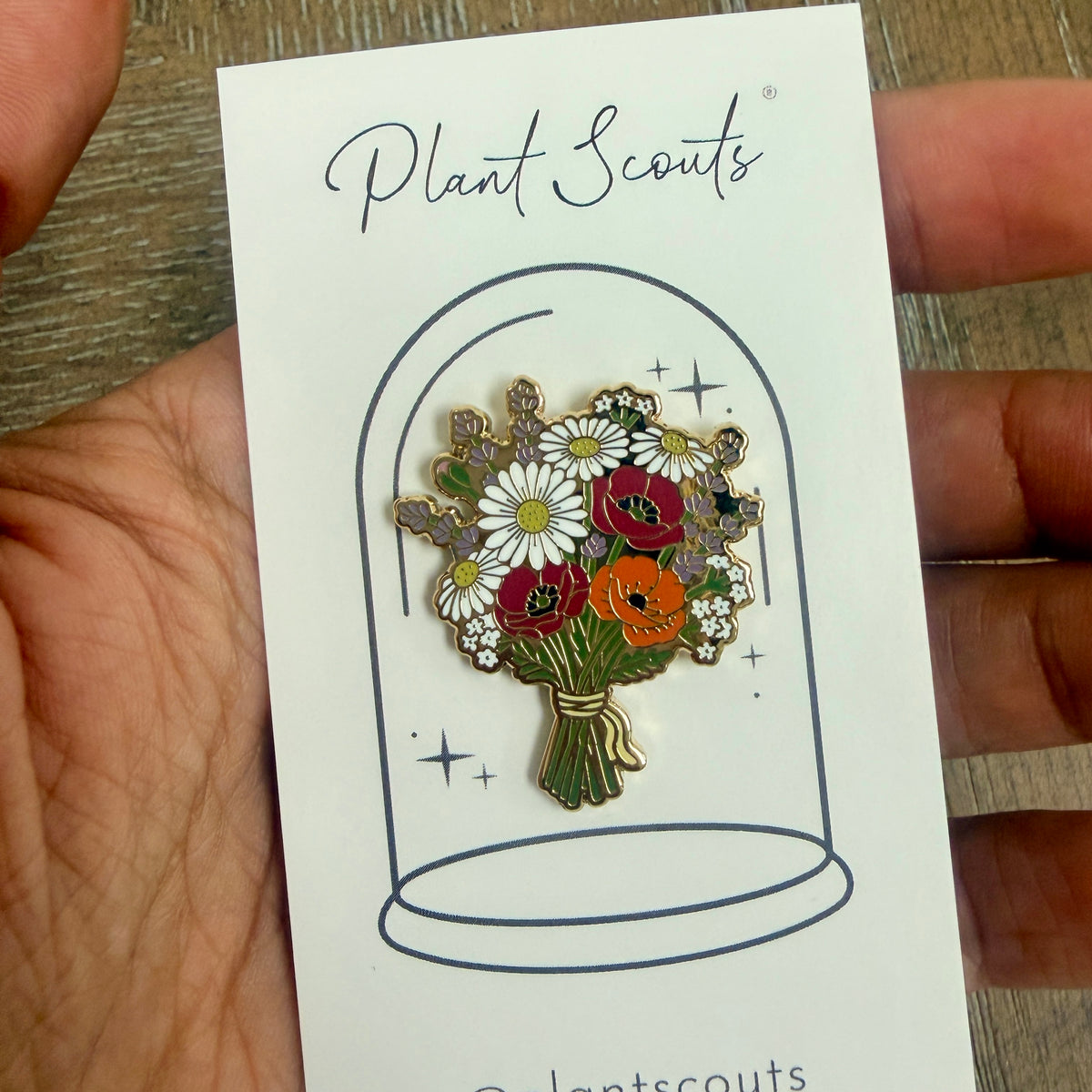 Wildflower Bouquet Pin