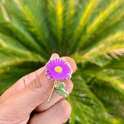 Aster Pin · September Birth Flower