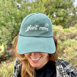 Plant Mom Hat Green
