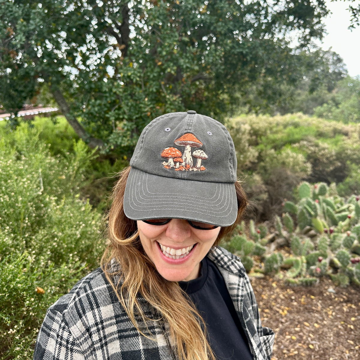 Mushroom Embroidered Hat