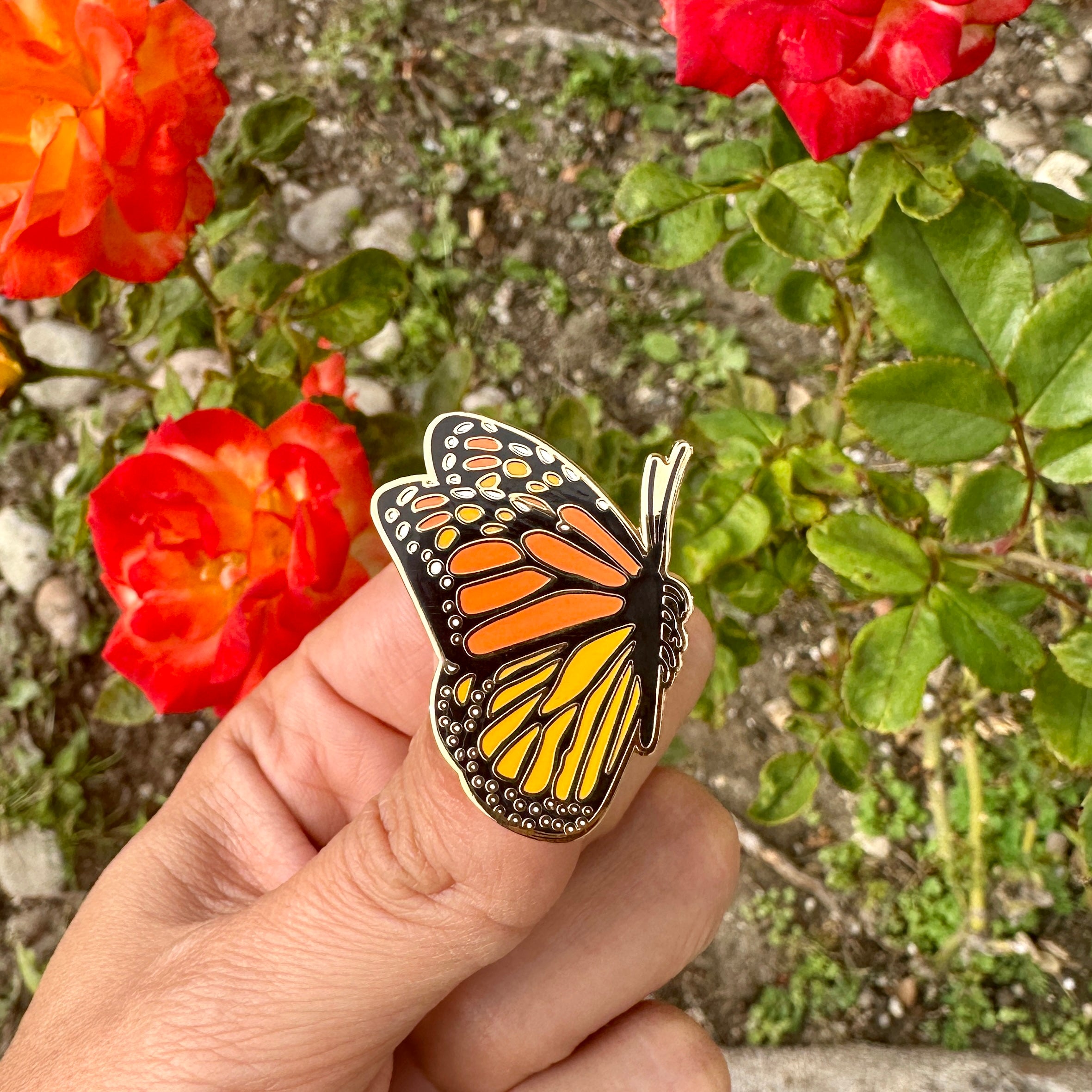 Monarch Butterfly Enamel Pin