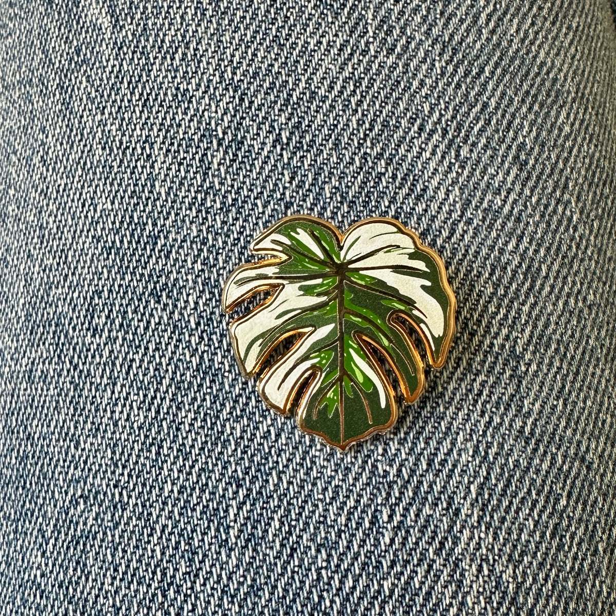 Monstera Variegated Pin