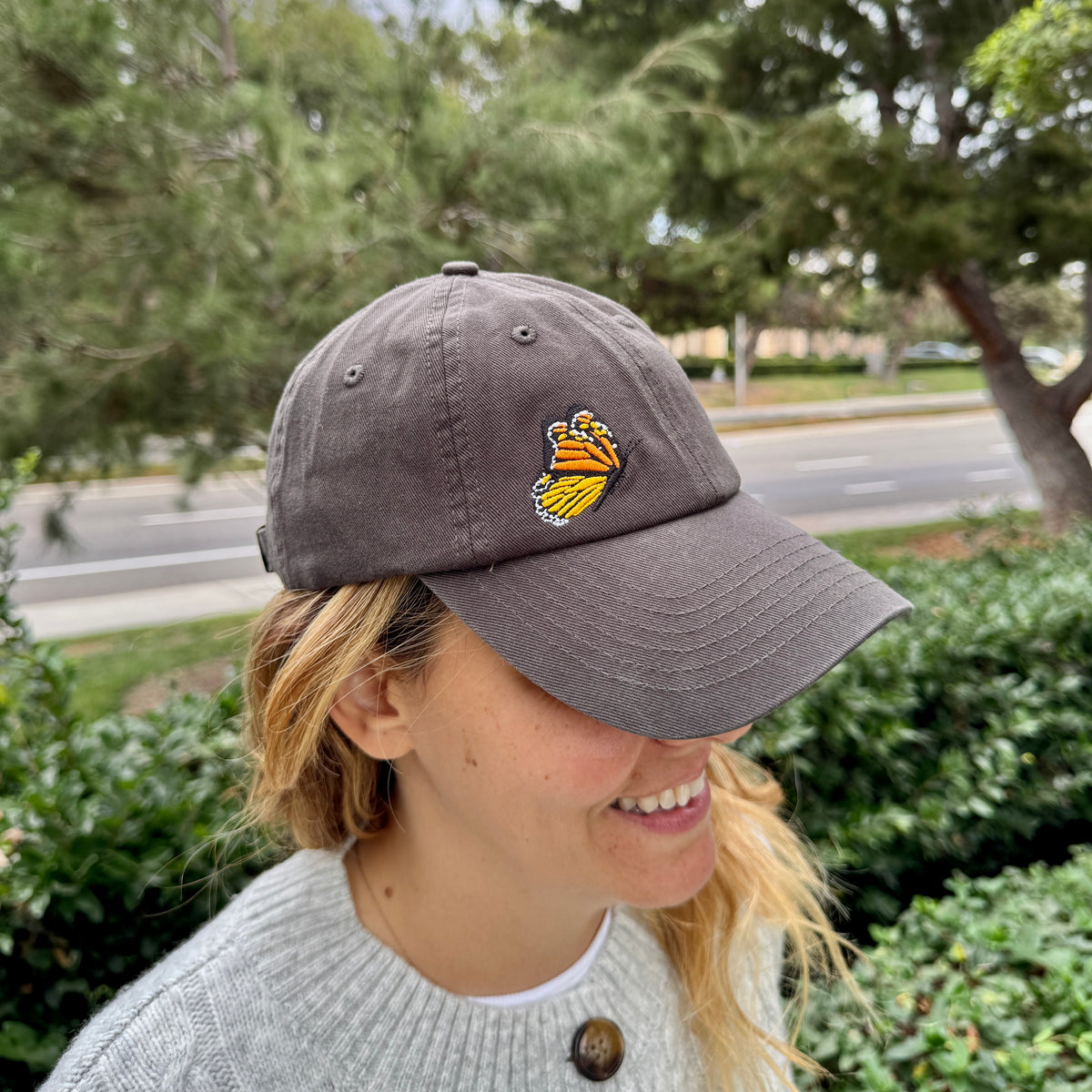 Butterfly Embroidered Hat