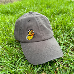 Butterfly Hat – Nature-Inspired Embroidered Cap, Minimalist Aesthetic for Outdoor Lovers