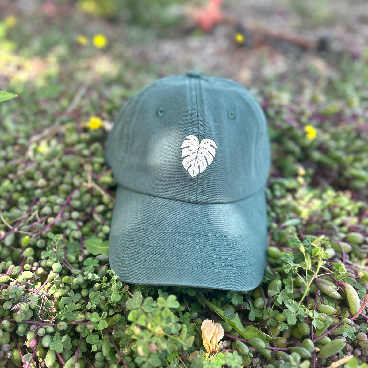 Green Monstera Hat
