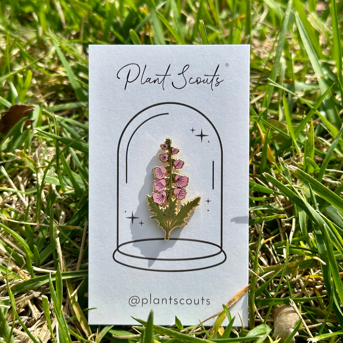Foxglove Enamel Pin
