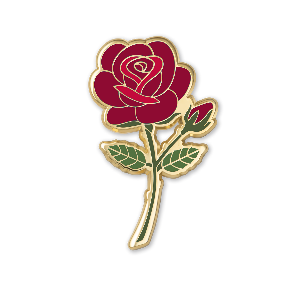 Red Rose Pin