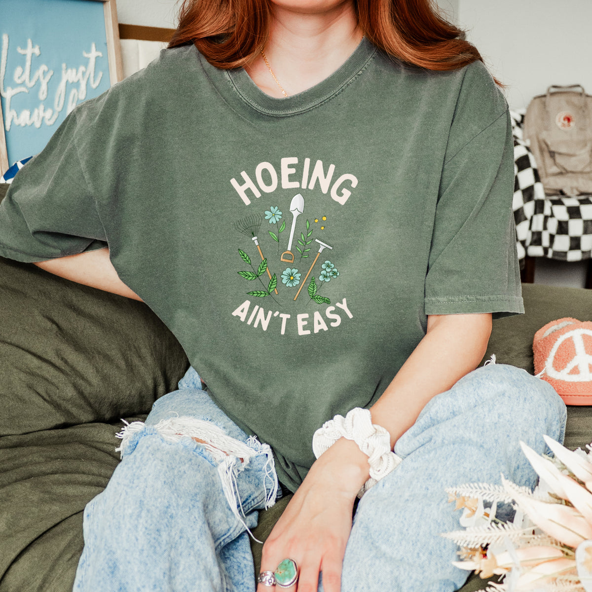 Hoeing Ain't Easy T-Shirt