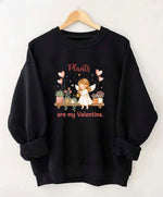 Load image into Gallery viewer, Plants Are My Valentine Sweatshirt, Valentine’s Day Plant Lover Gift, Cute Botanical Crewneck, Plant Mom Sweater
