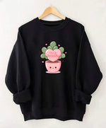 Load image into Gallery viewer, Be My Plantentine Sweatshirt, Valentine’s Day Plant Lover Gift, Cute Plant Pun Crewneck, Funny Plant Mom Sweater
