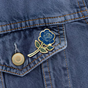 Blue Rose Pin