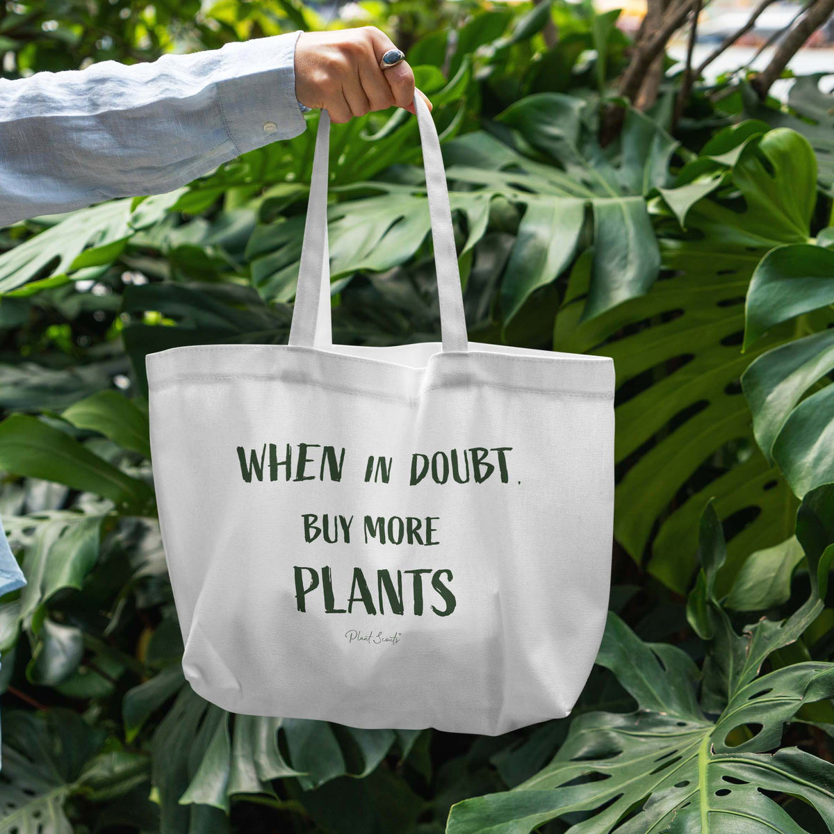 Buy More Plants Tote Bag