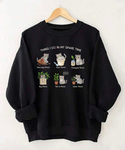 Spare Time Cat Tee