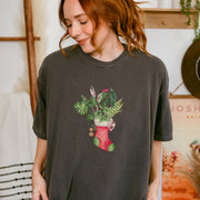Christmas Sock Full of Plants T-Shirt