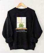 Load image into Gallery viewer, Emotionally Photosynthesizing Sweatshirt, Valentine’s Day Plant Lover Gift, Cozy Botanical Crewneck, Houseplant Lover Sweater
