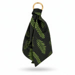 Load image into Gallery viewer, Fern Satin Scarf Keychain
