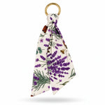 Load image into Gallery viewer, Lavender Satin Scarf Keychain
