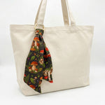Load image into Gallery viewer, Mushroom Satin Scarf Keychain

