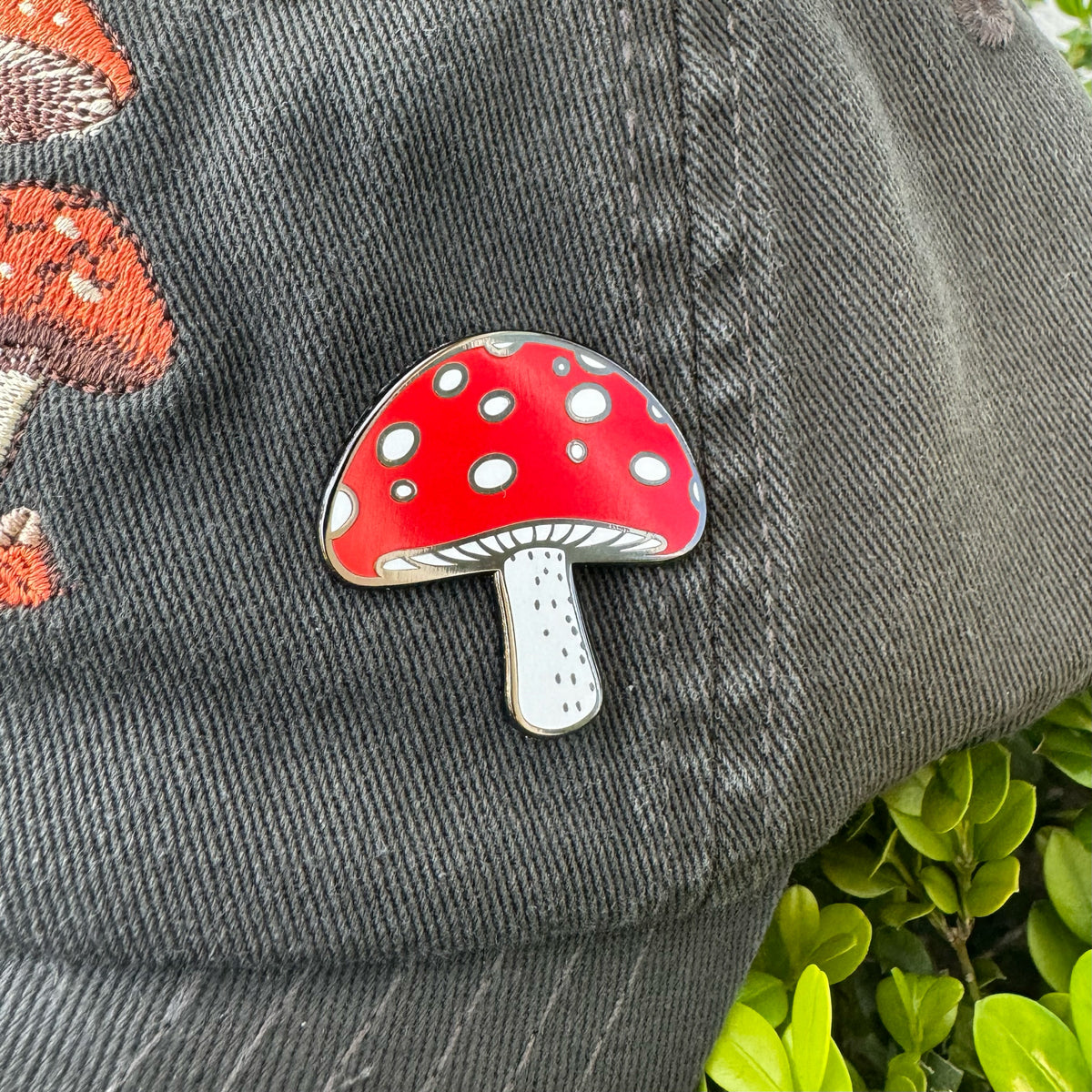 Mushroom Enamel Pin