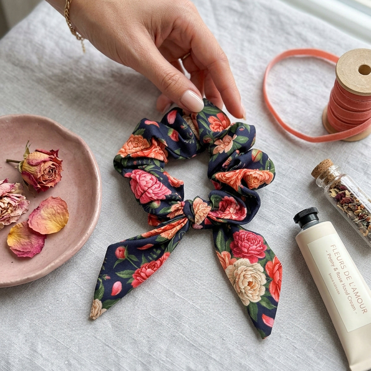 Peony Scrunchie