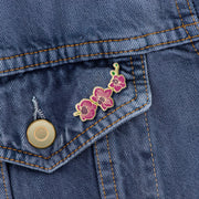 Pink Orchid Pin