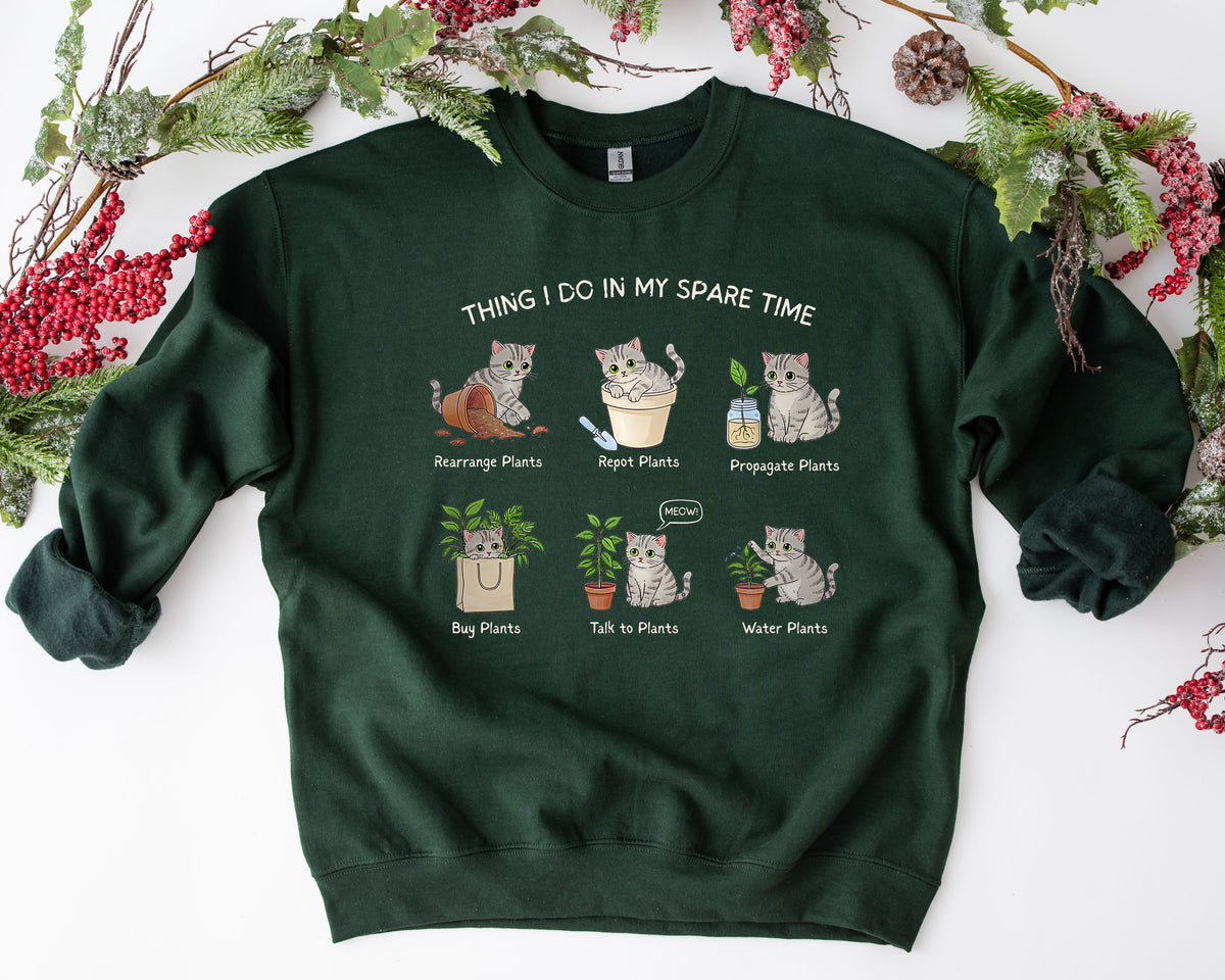 Spare Time Cat Tee
