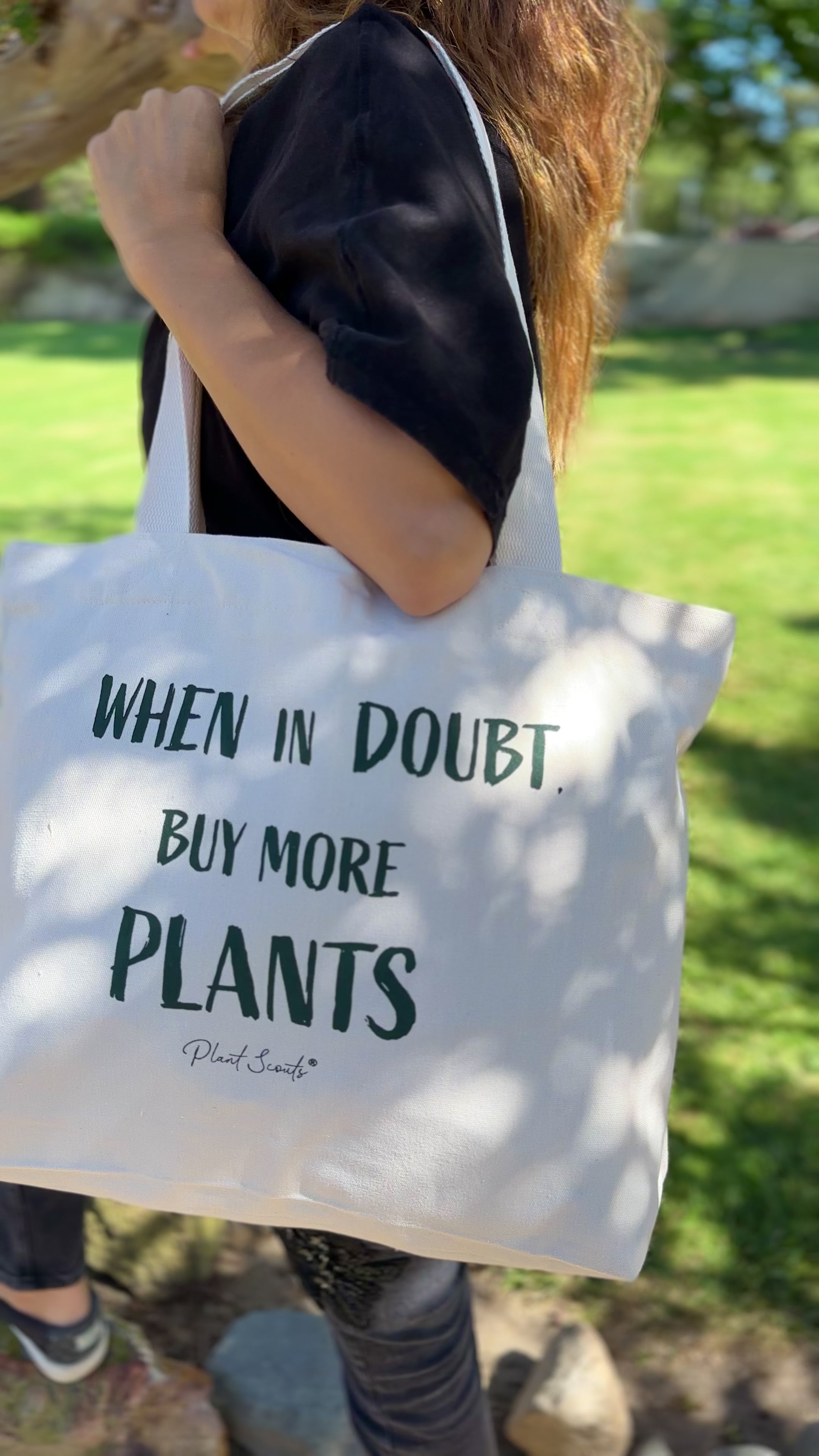 Plant Lover Tote Bag - "When in Doubt, Buy More Plants"
