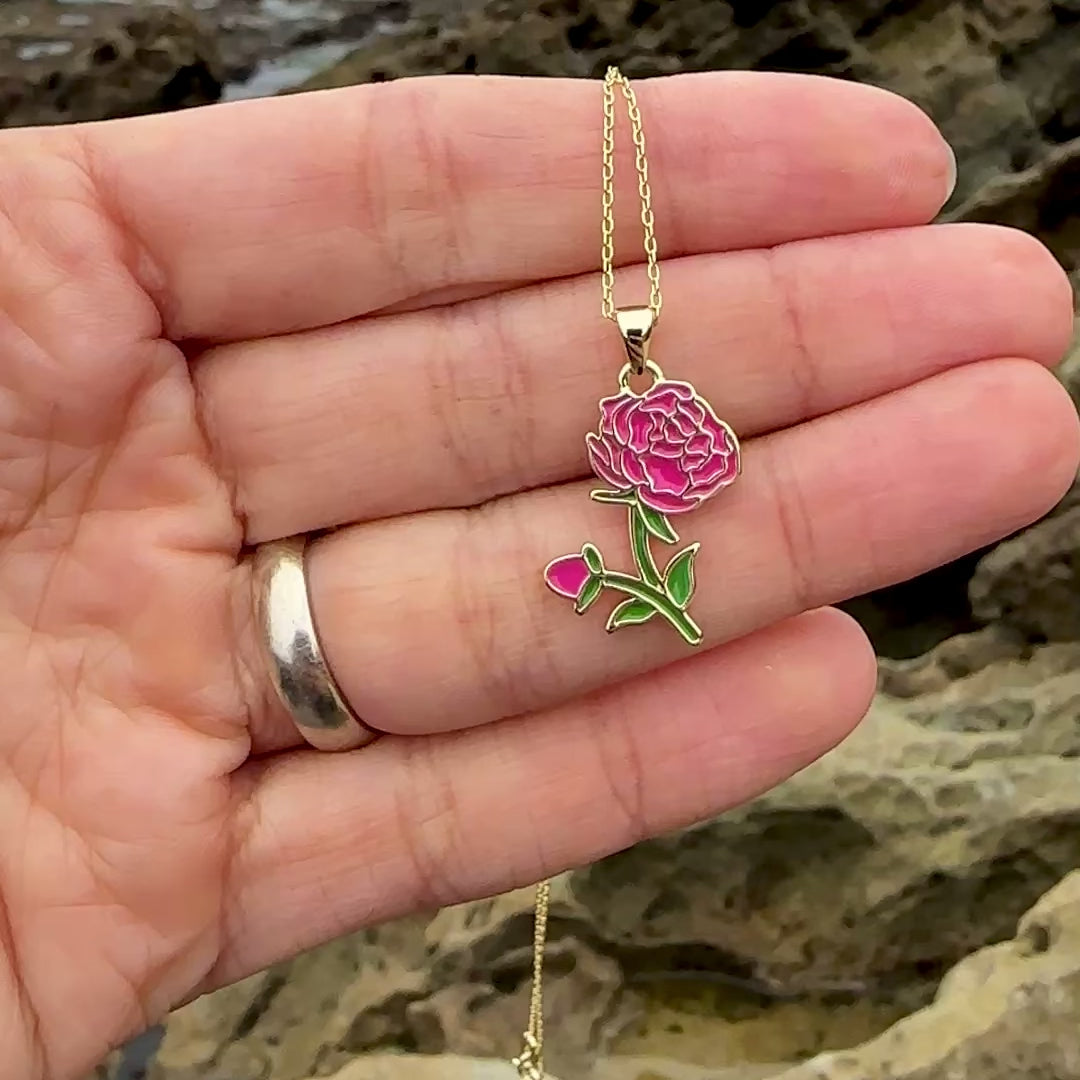 Load video: Peony Necklace