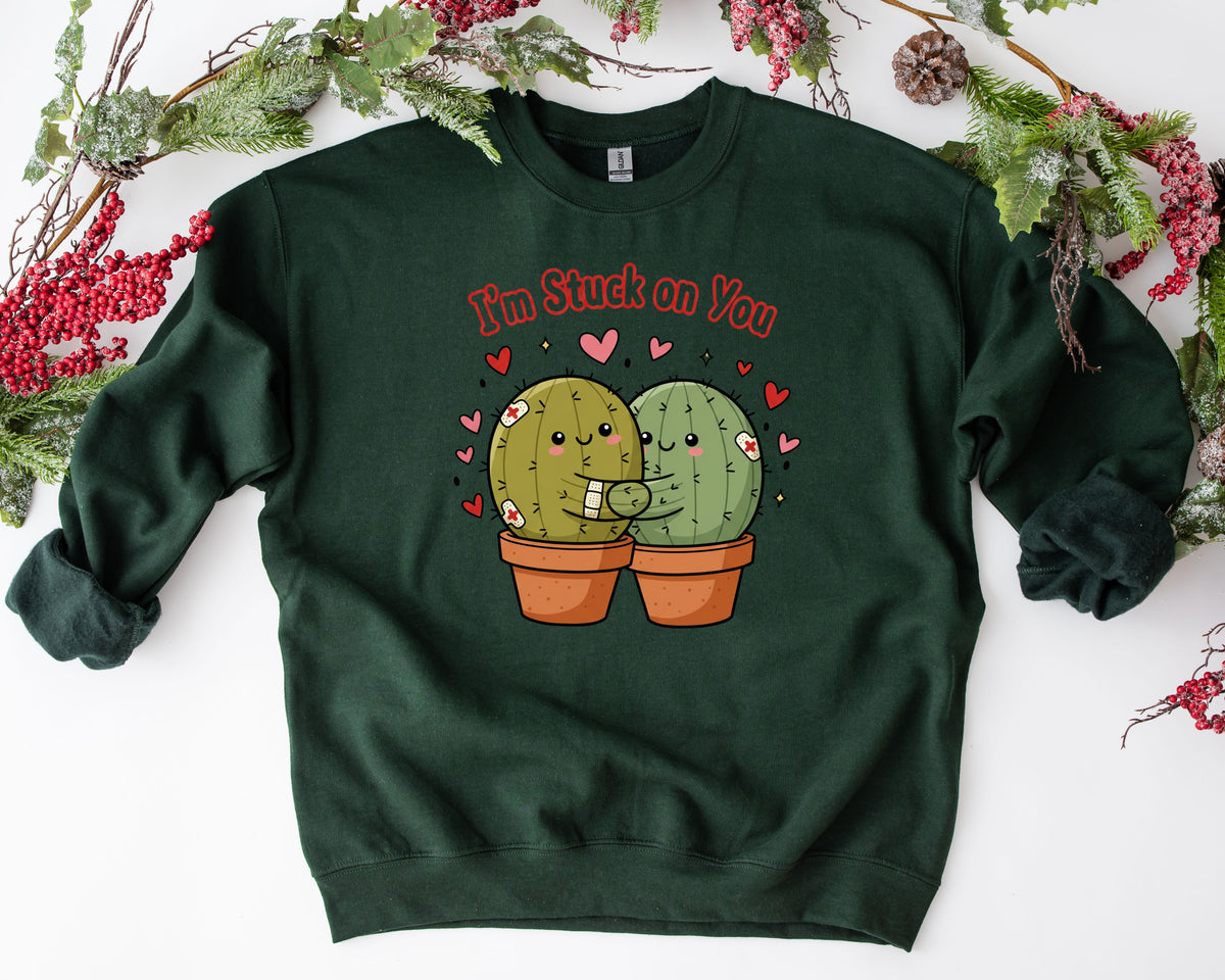 I'm Stuck on You Cactus Sweatshirt