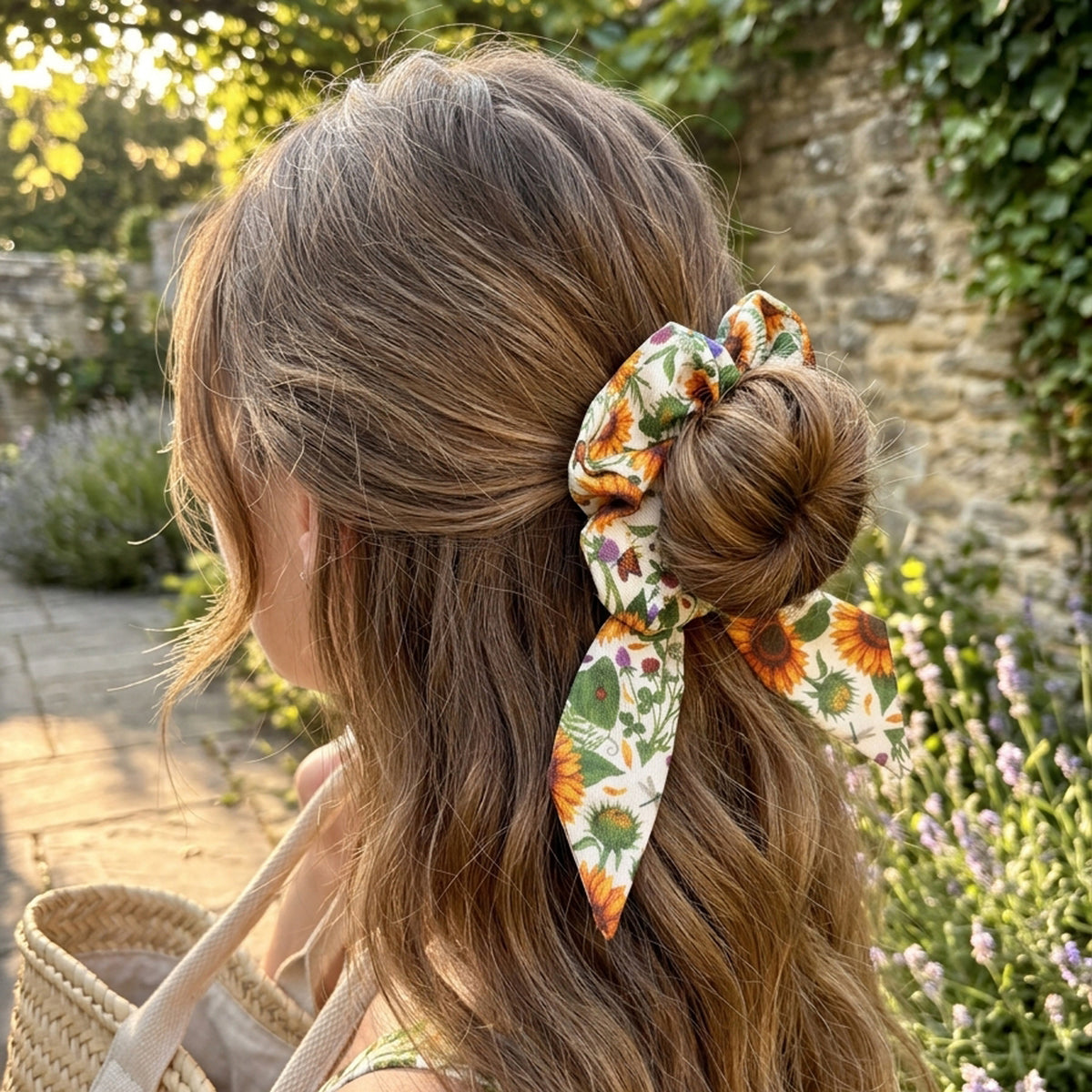 Sunflower Scrunchie