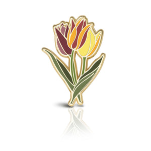 Tulip Flower Enamel Pin | Flower Lover Gift