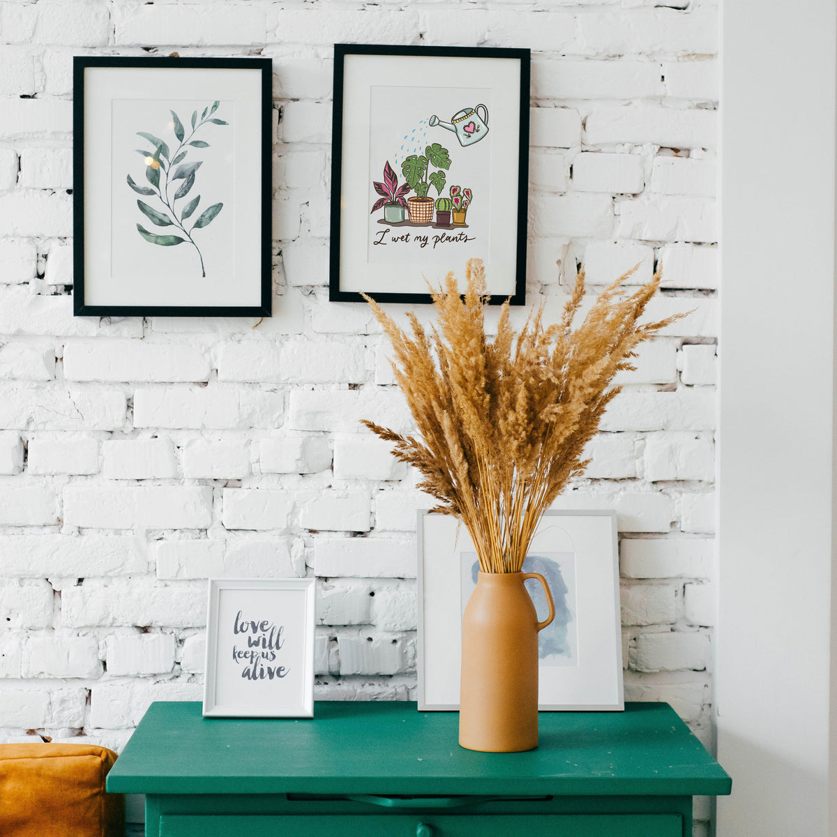 I Wet My Plants Art Print